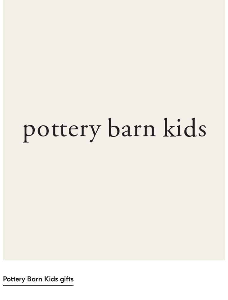 Pottery Barn Kids Gifts
